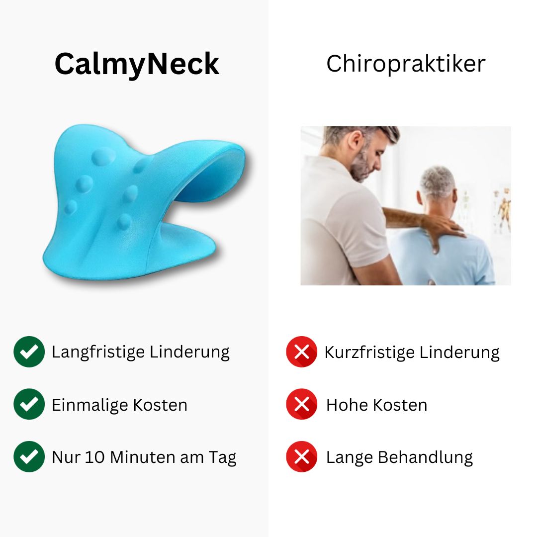 CalmyNeck - Medizinischer Nackenstrecker löst gezielt Verspannungen