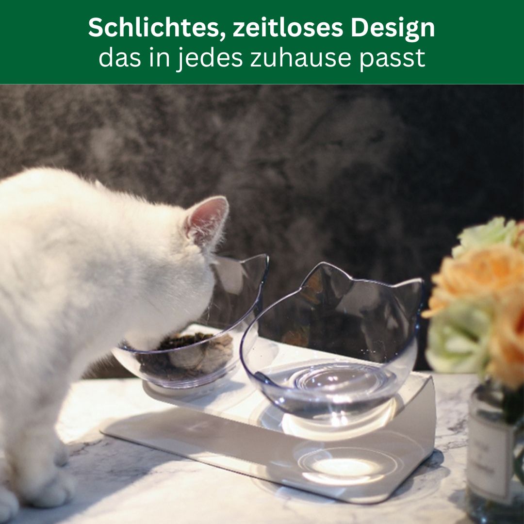 BackCup - Ergonomischer Katzennapf für eine gesunde Körperhaltung