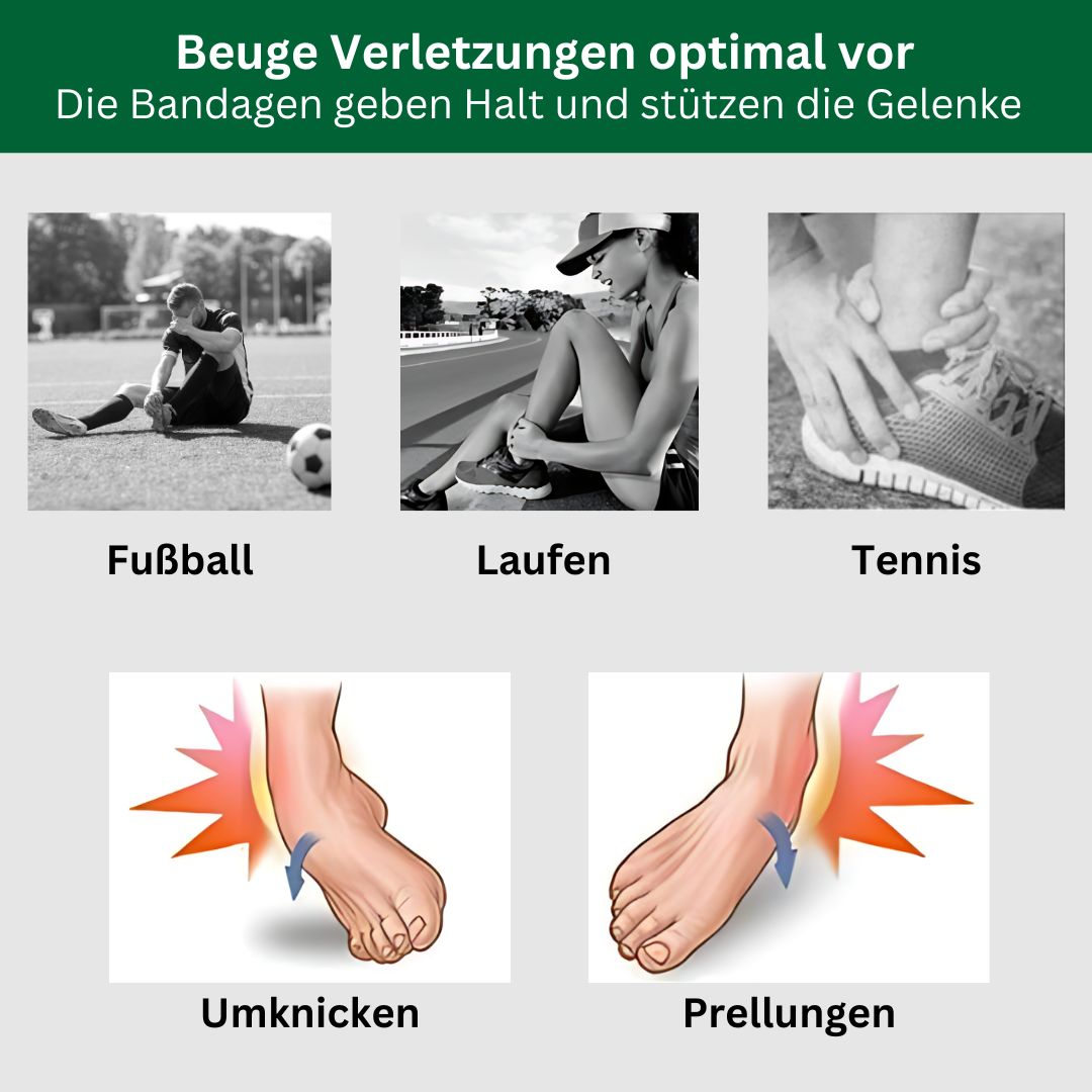 SportSocks - Premium Fußbandagen für mehr Stabilität und Schutz