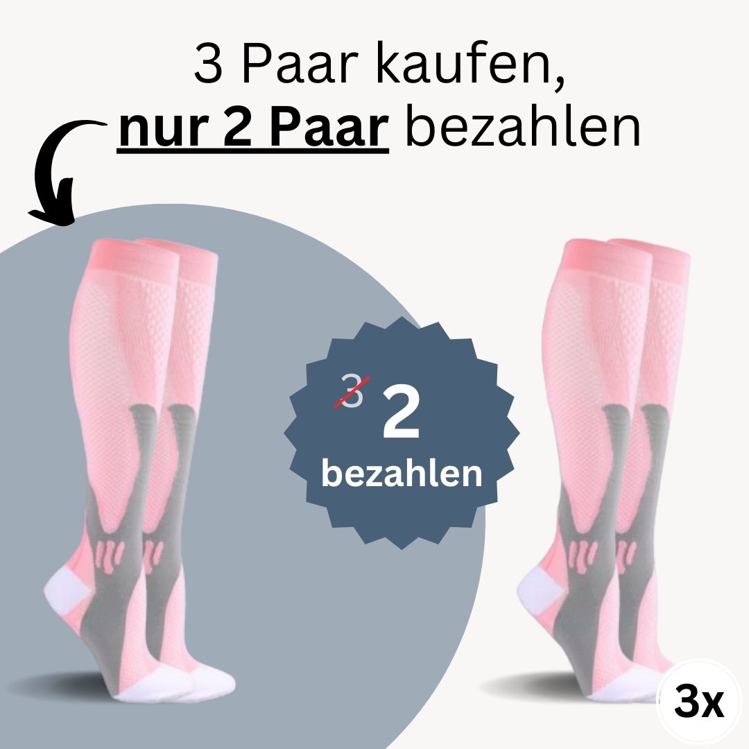 FitAnkle - Bewährte 3-Stufen-Kompression gegen müde Beine