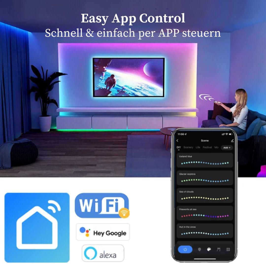 LED-Stripes - LED-Lichtstreifen für intensives Gaming und starke Streams